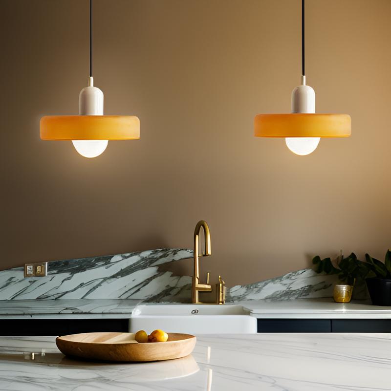 Luxihome | moderne hanglamp met glazen kap