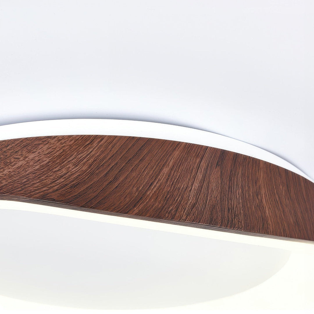 Nordic Artistic Wood Grain Plafondlamp | Scandinavisch Design | LED Verlichting