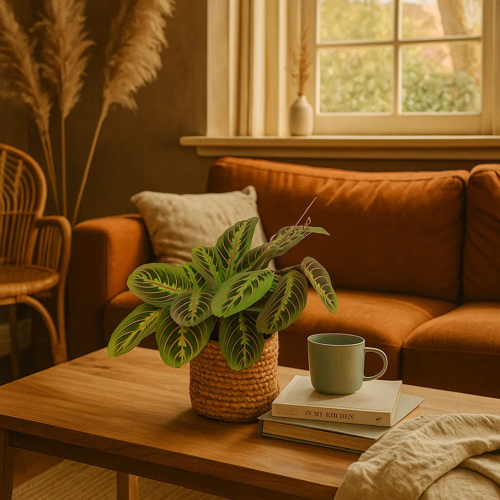 Prayer Plant | Tropische Kamerplant met Unieke Bladeren | 30 cm Hoog