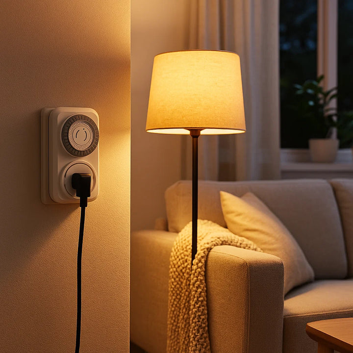 Mechanische Tijdschakelaar | 24-Uurs Stopcontact Timer | Europese Standaard