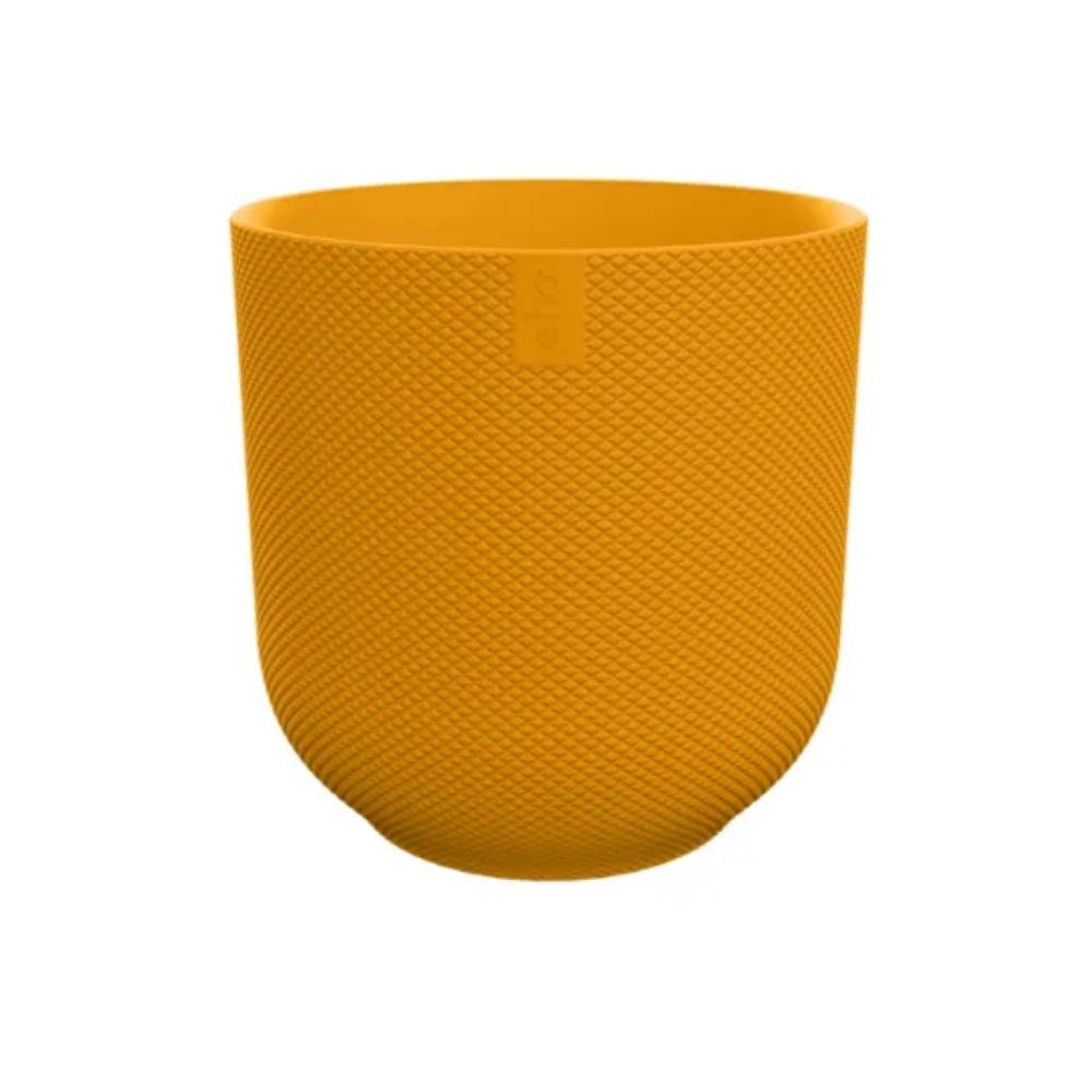 Elho Jazz Round | Elegante Terracotta Bloempot met Matte Afwerking