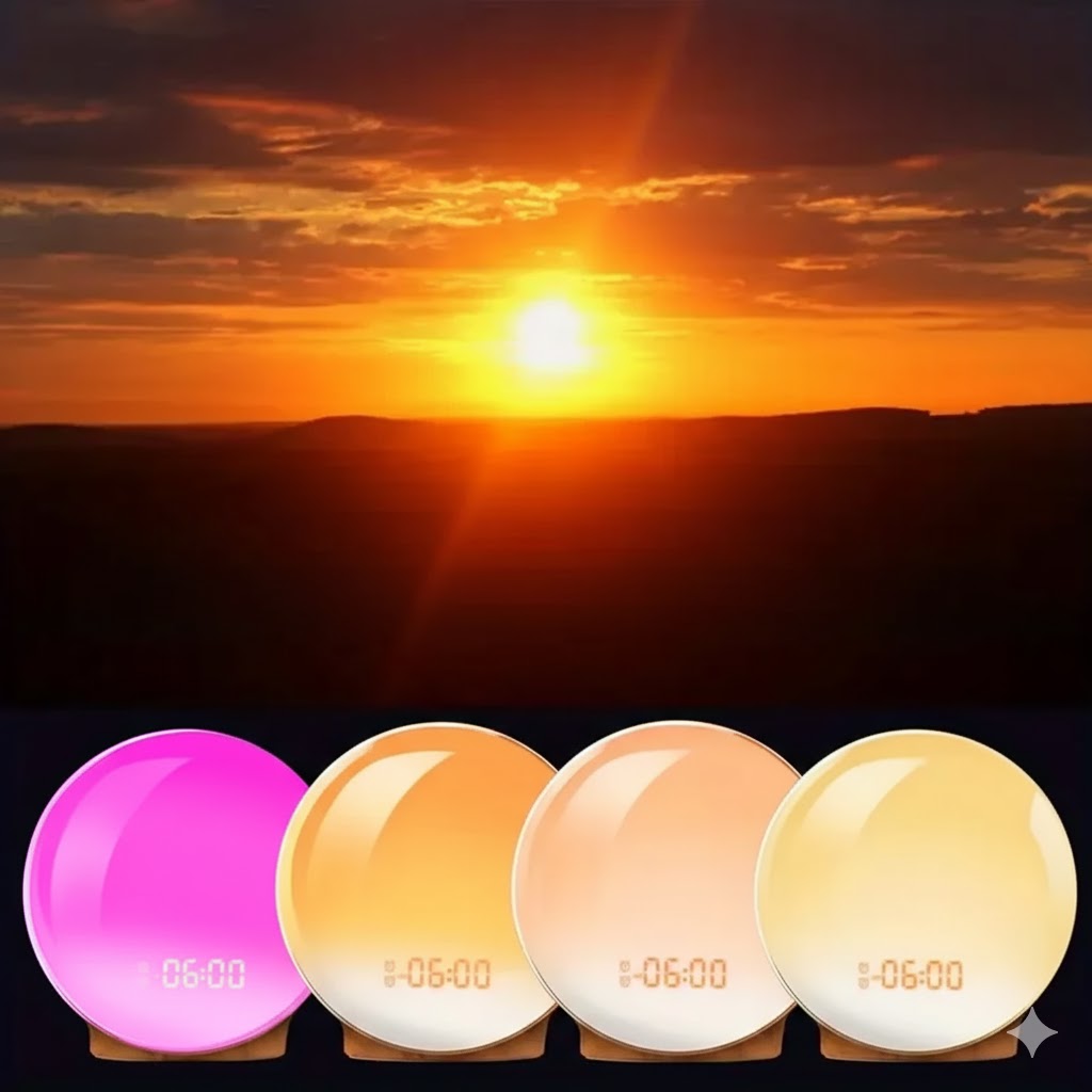 AuroraRise | Zonsopgang Wekker met Licht & FM-Radio