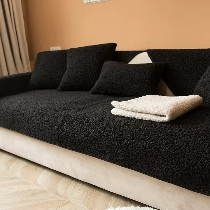 Vallborg | Sherpa Fleece Bankhoes met Antislip & Pluisvrije Afwerking